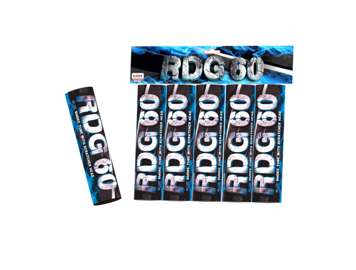 Zila dūmu svece "RDG60M(SH)" Blue Smoke Torch