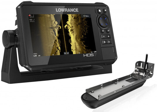 Eholote Lowrance HDS-7 LIVE Active Imaging 3-in-1 ar devēju