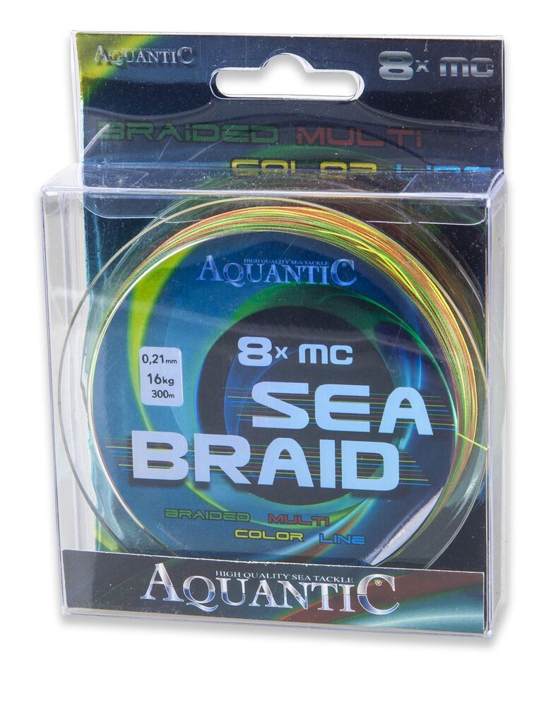 Pītā jūras aukla Aquantic 8x MC Sea-Braid 300m