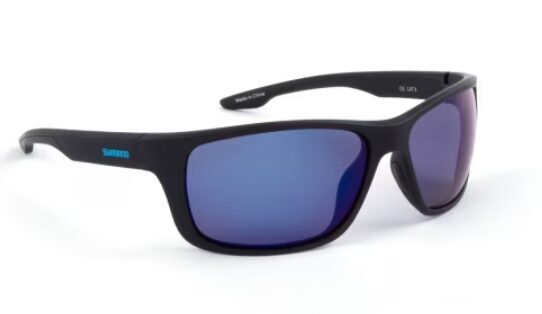 Polarizētas saulesbrilles Shimano Antares Matte Black & Blue Mirror