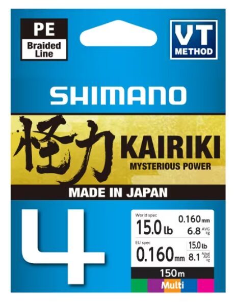 Shimano Kairiki X4 150m Multicolor