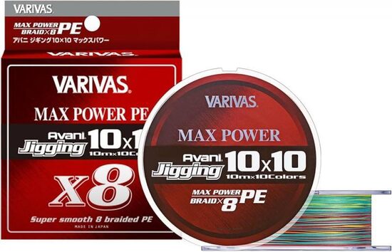 Varivas Avani Jiging 10×10 Max Power PE X8