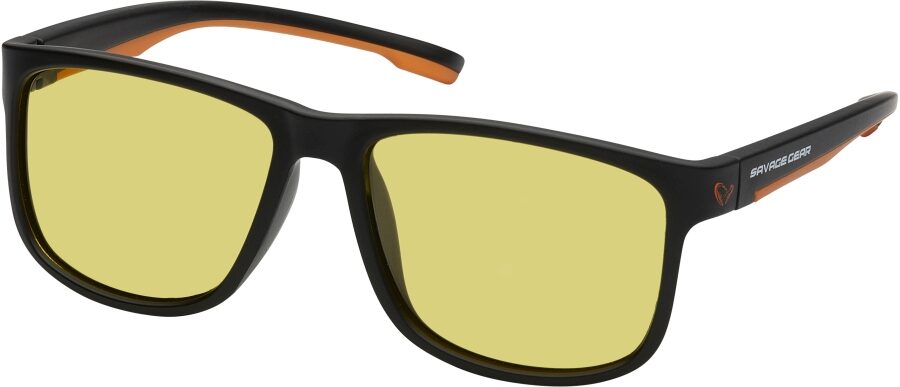 Polarizētās Saulesbrilles Savage Gear Savage 1 Polarized Sunglasses Yellow - Dzelteni stikli