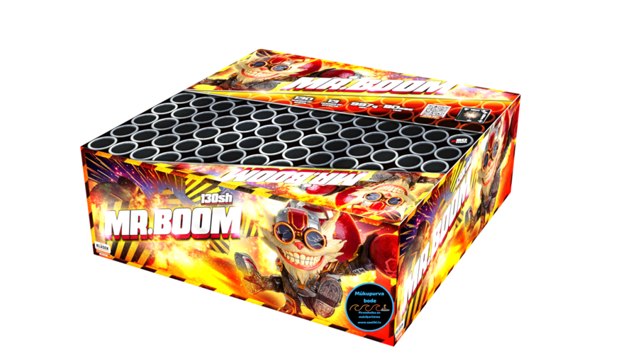 Stobru bloks "Mr. Boom", C13020M, 130 šāvieni