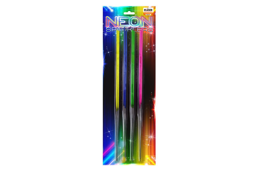 Brīnumsvecītes NEON krāsainas 40cm, VP28N 