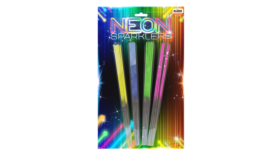 Brīnumsvecītes NEON krāsainas 28cm, VP28N 