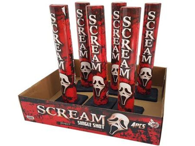 Petardes alternatīva "Scream single shot", SS25SC - 6x1 šāvieni 20mm