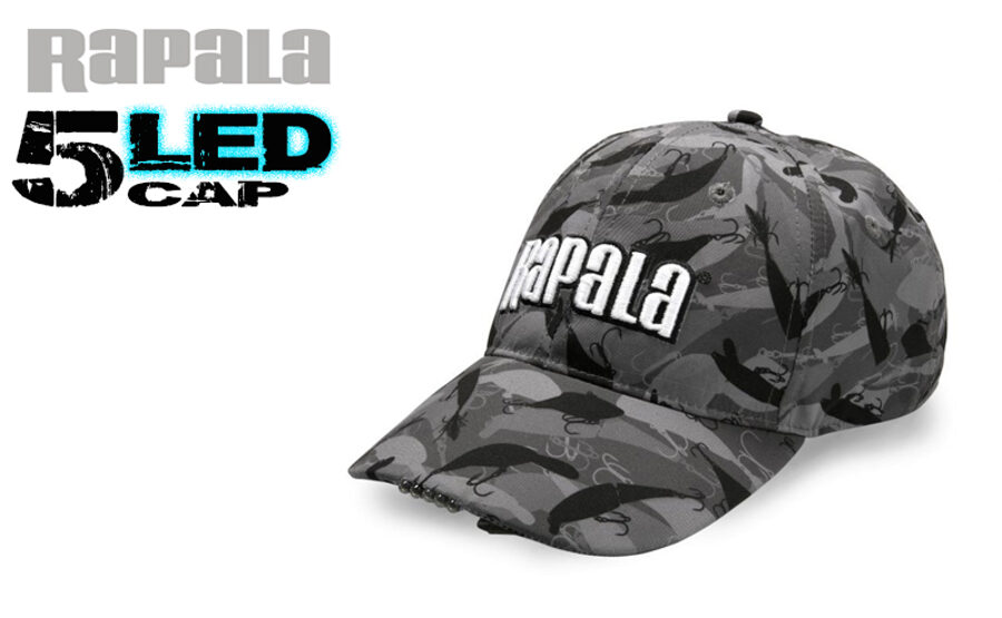 Cepure Rapala Cap ar LED gaismām RLEDH - 5-LED - 48 lumeni - 40 stundas