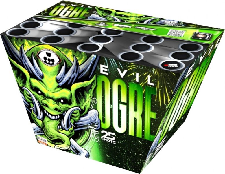 Stobru bloks "Evil Ogre", CF2525S, 25 šāvieni