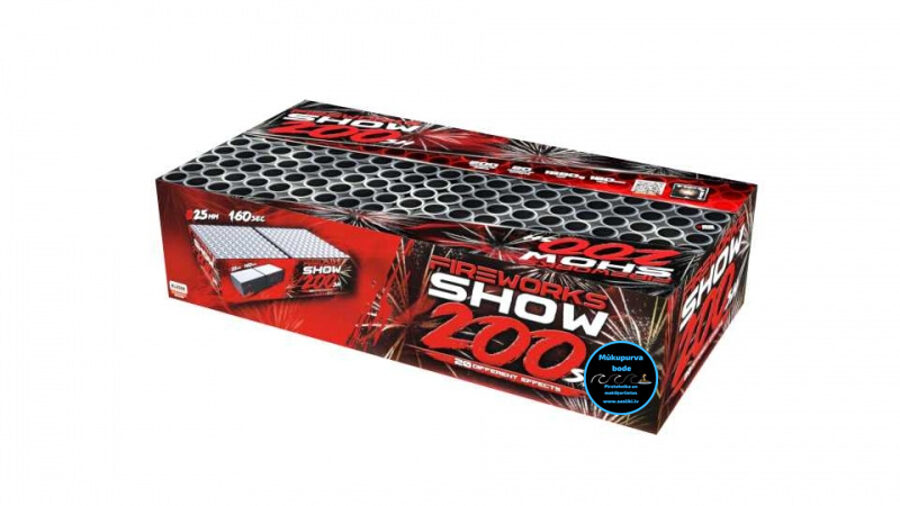 Stobru bloks "Fireworks Show 200", C20025F/C, 200 šāvieni