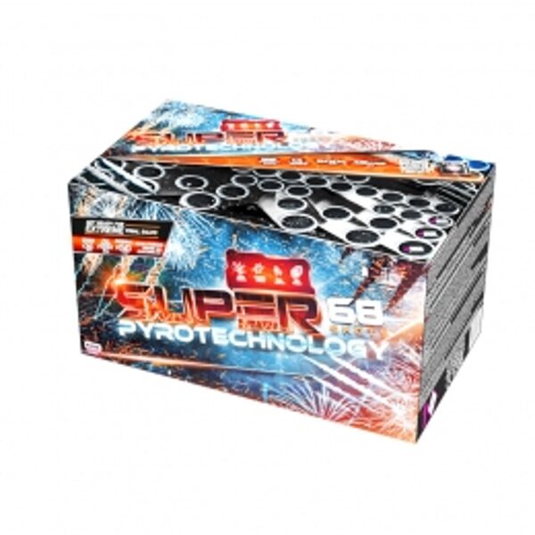 Stobru bloks "Pyrotechnology 2020 68sh", C68XMPT, 68 šāvieni